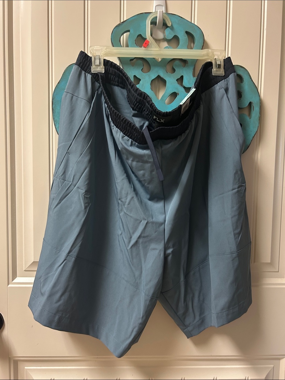 Nwt men’s slate blue with navy drawstring band Athletic Shorts
